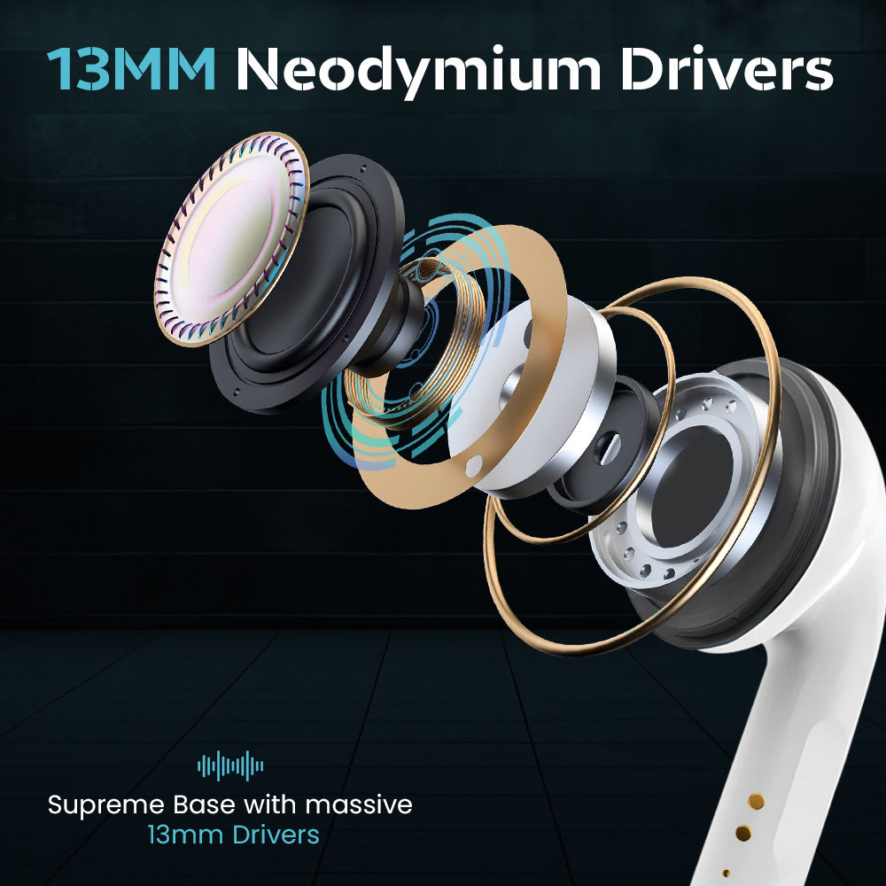 iCruze 13MM drivrs Defender TWS Earbud