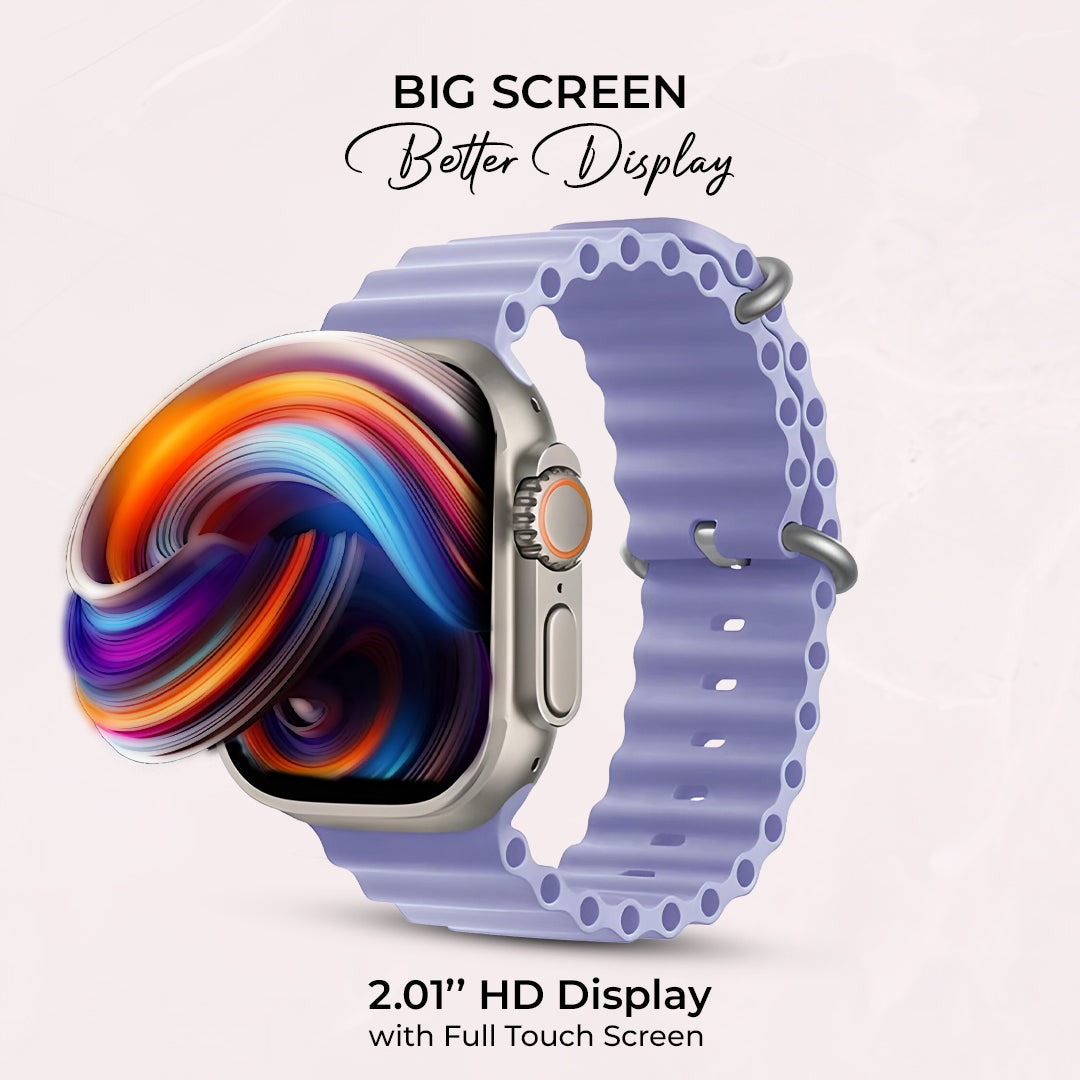 iCruze Pronto Max+ BT Calling Smart watch With (Purple)