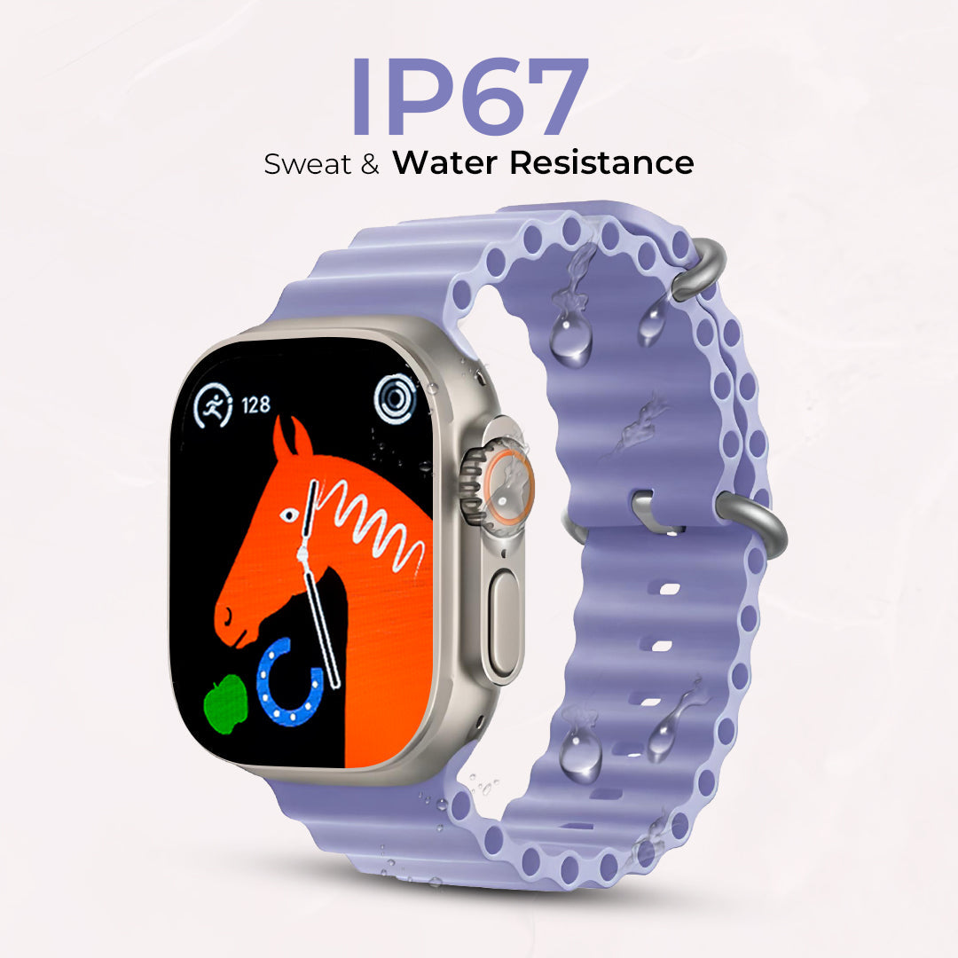 iCruze Pronto Max+ BT Calling Smart watch With (Purple)