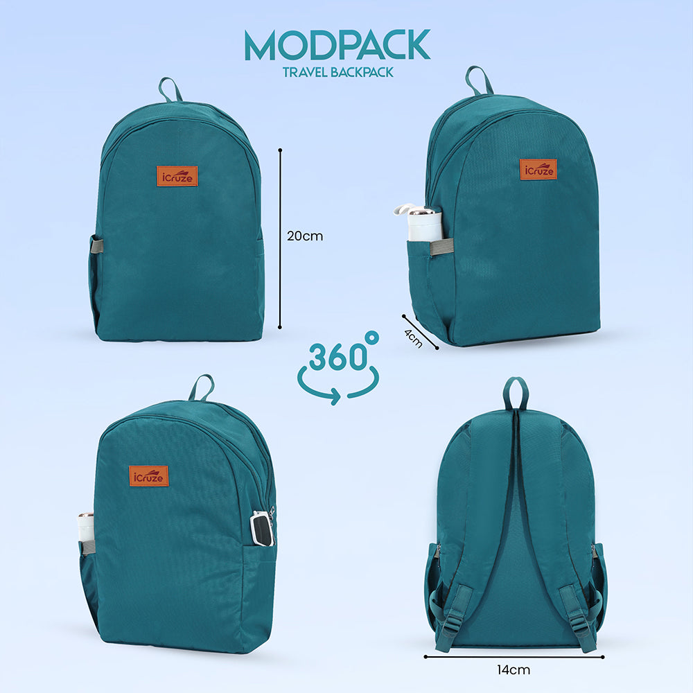 iCruze Modpack Travel Backpack (Sea Green)