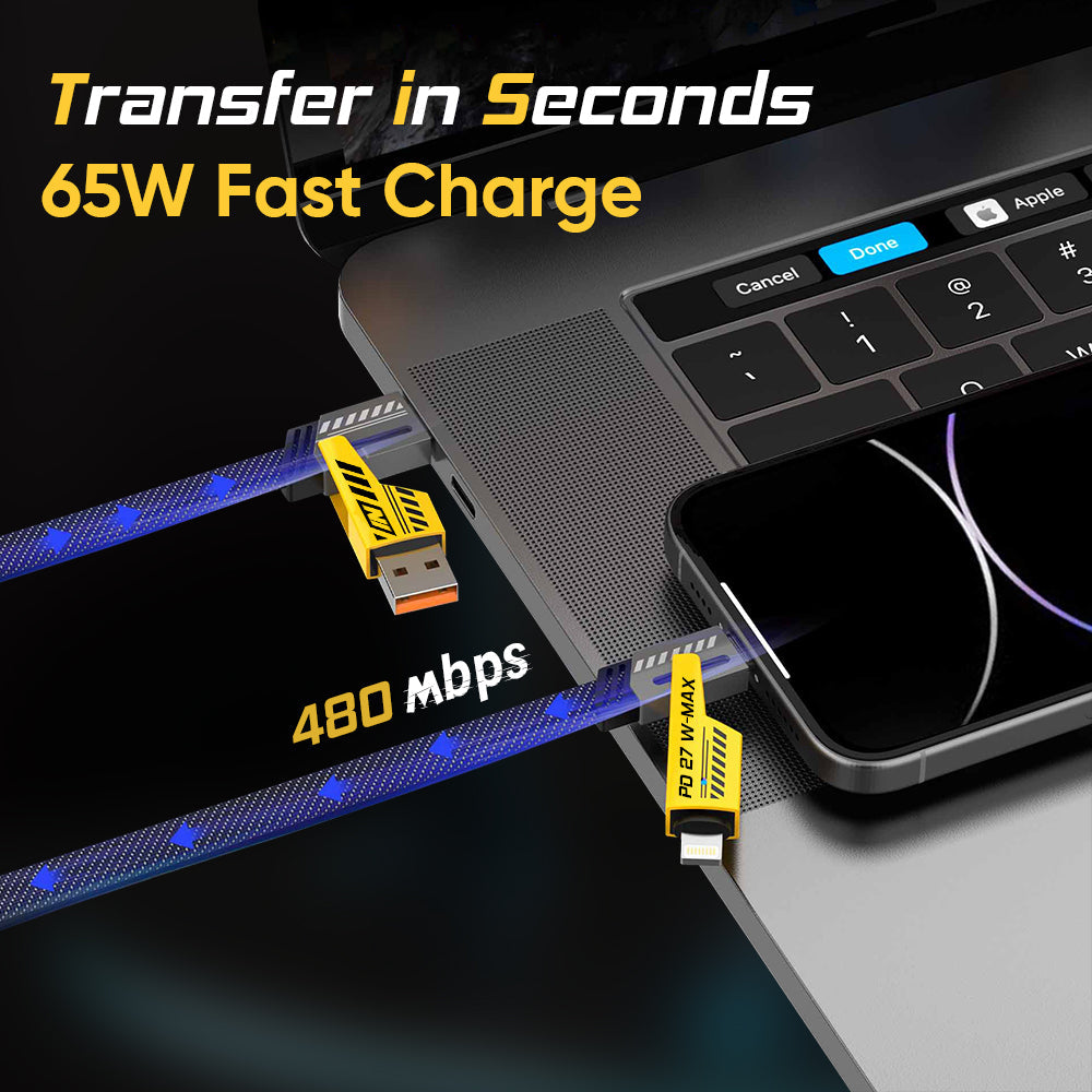 iCruze 4 in 1 Fast Charge Data cable