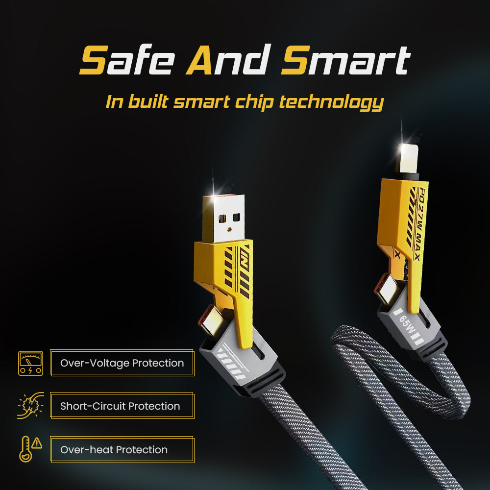 iCruze 4 in 1 Fast Charge Data cable