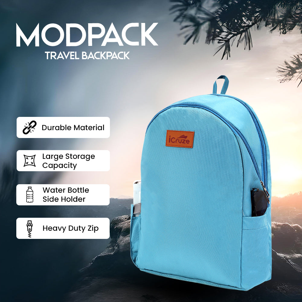 iCruze Modpack Travel Backpack (Sky Blue)