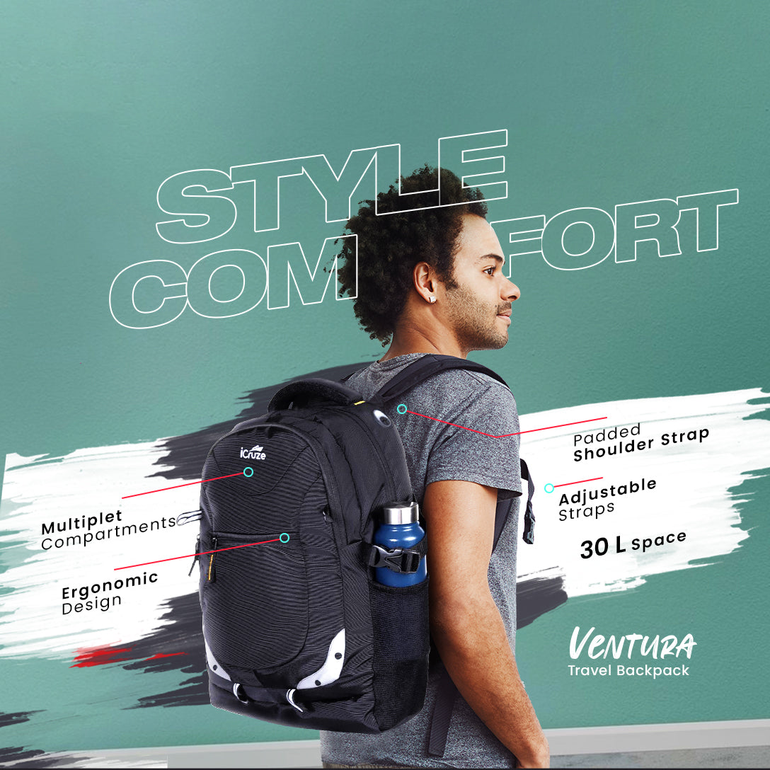 iCruze Ventura Travel Backpack - iCruze