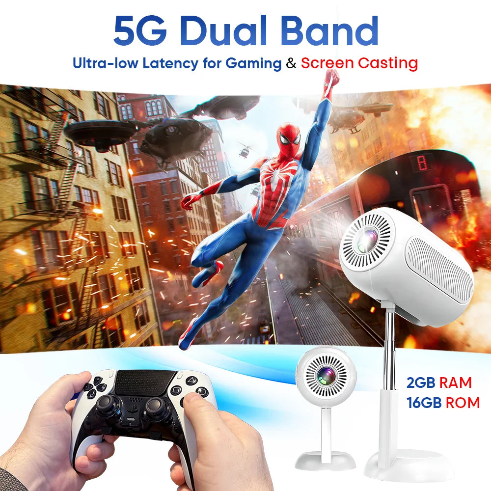 iCruze PixelCast Smart Projector - 5G Dual Band