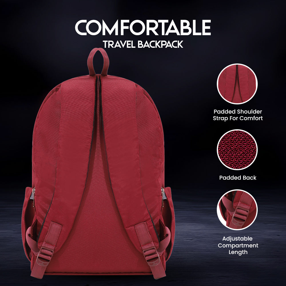 iCruze Modpack Travel Backpack (Russet Red)