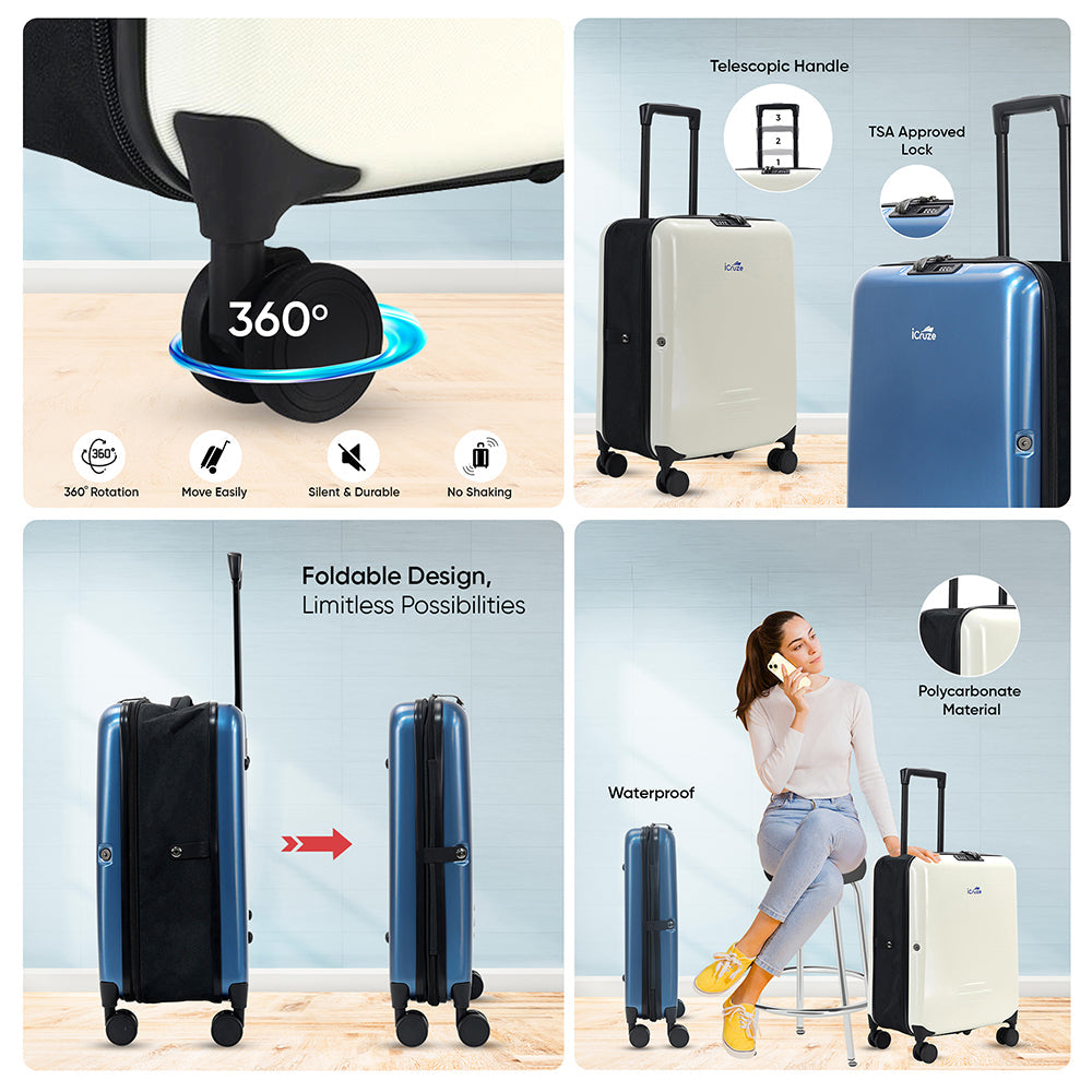 iCruze Foldable Cabin luggage