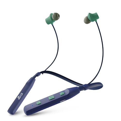 iCruze Tune Wireless Neckband (Navy Blue)